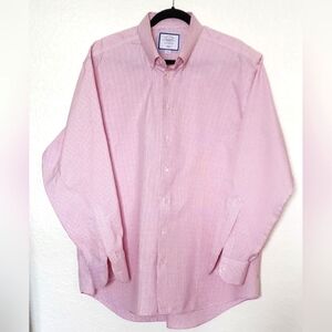 Charles Tyrwhitt Chequered 100% Cotton Shirt.  Size 18/36 inch 46/91cm